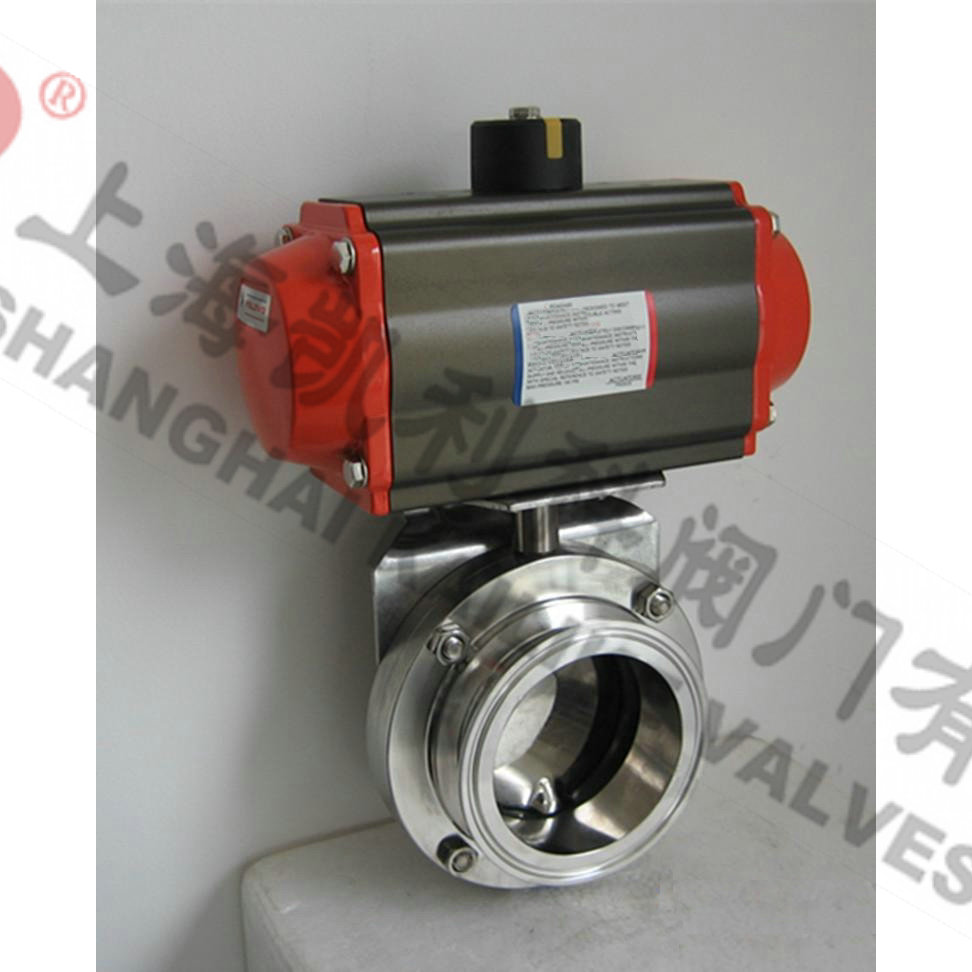 D681X衛(wèi)生級<font color='red'><font color='red'>氣動(dòng)</font><font color='red'>蝶閥</font></font>